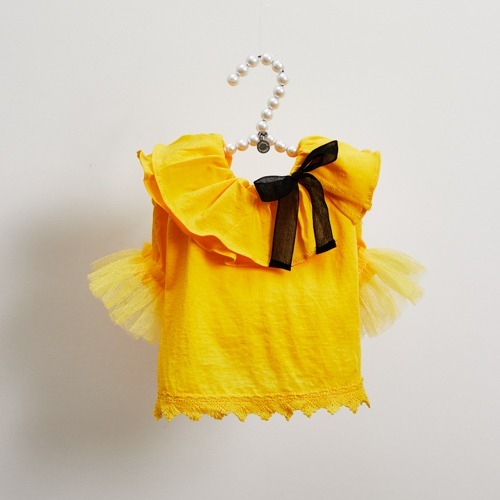 Louisdog 多巴胺荷葉上衣