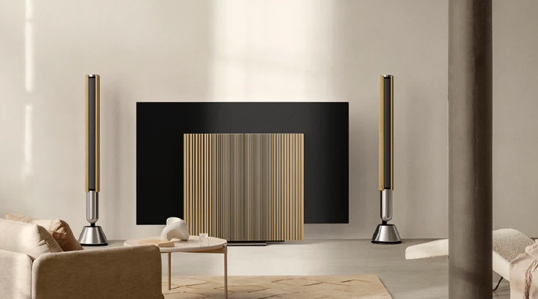 Bang & Olufsen產品跨足多元領域，包含音響牆、電視、家庭音響、耳機等等