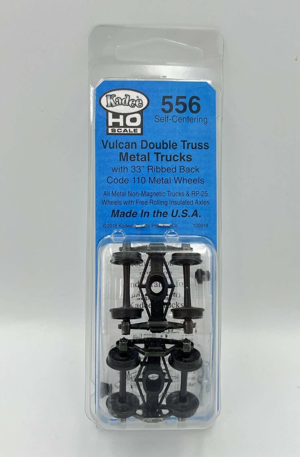 Kadee 556 HO規 Vulcan Double Truss 金屬轉向架(可作動避震器)