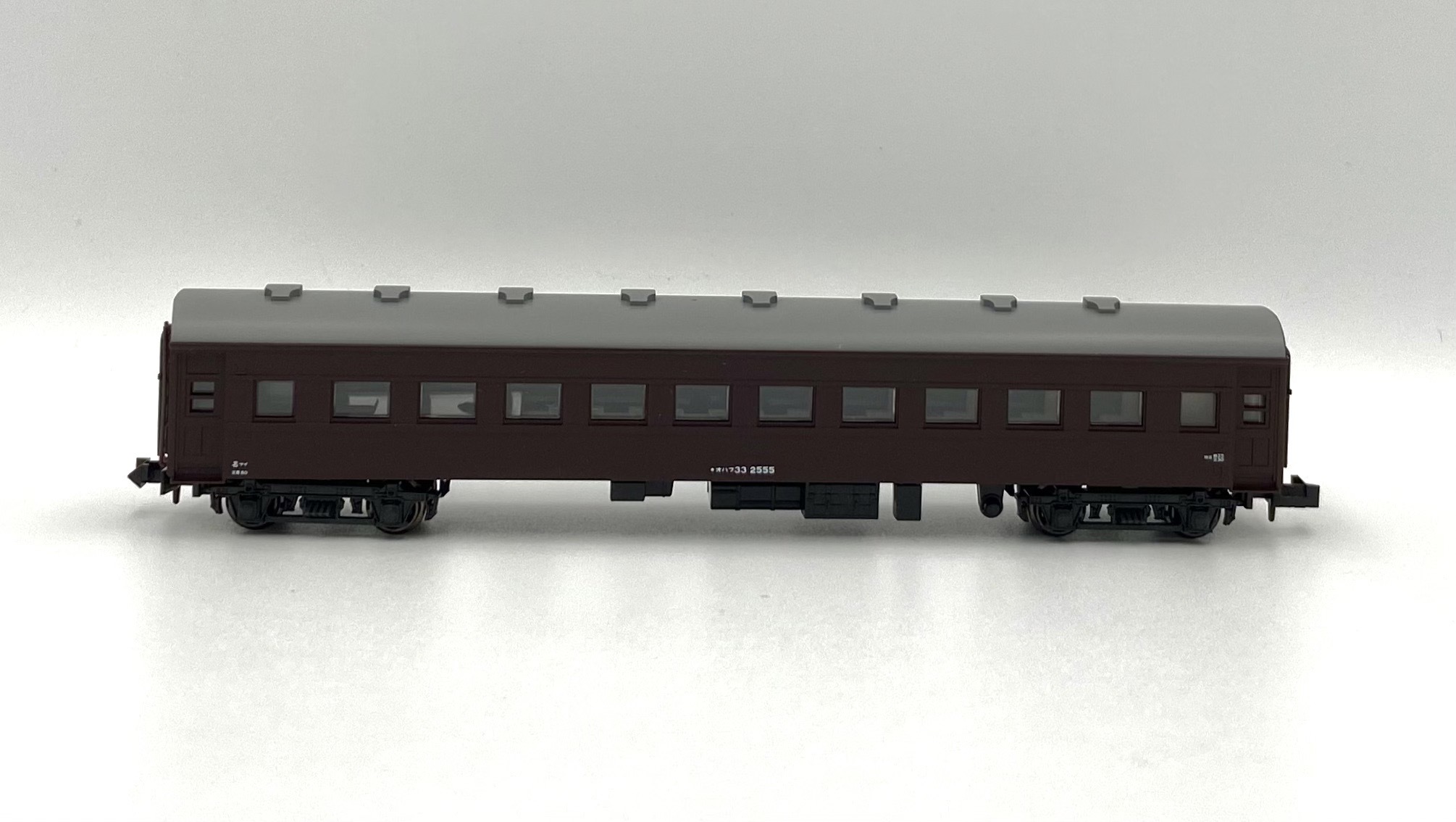 Kato 5128-3 N規 33茶色 客車廂 戰後形 (有尾燈)