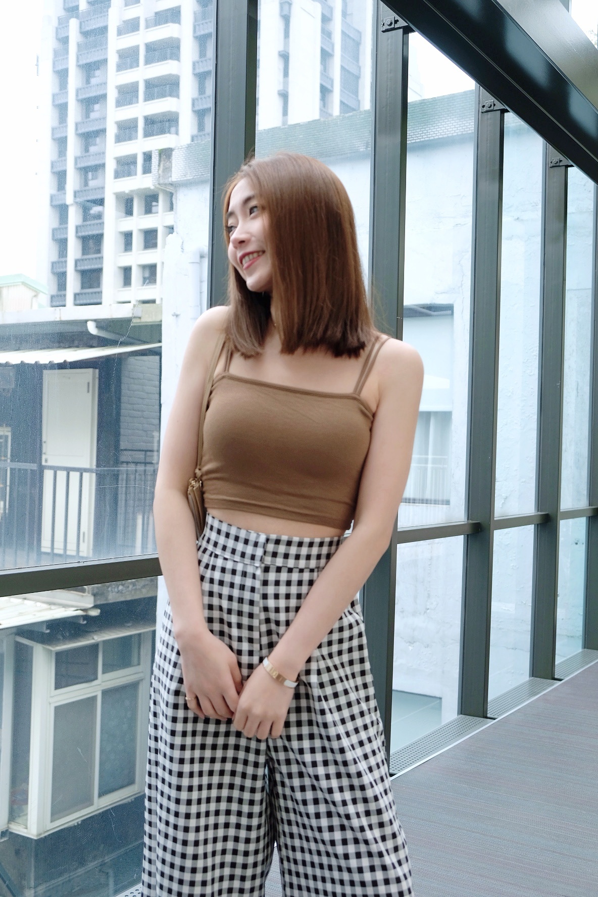 韓製質感超舒適雙細肩Bra top