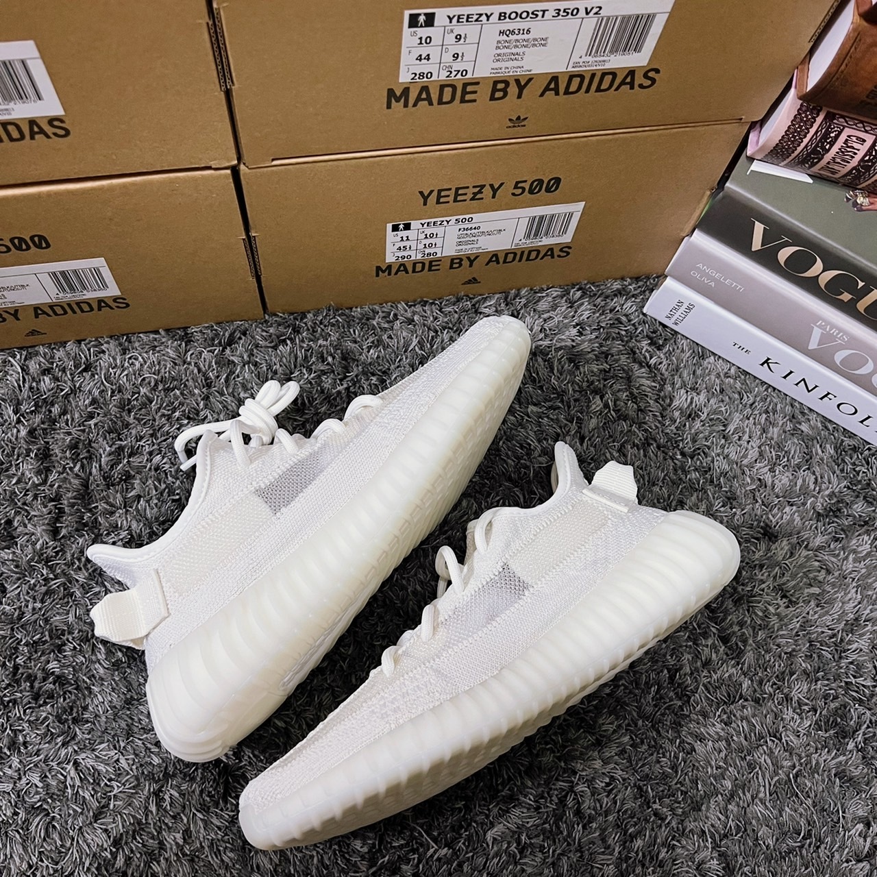 adidas Yeezy Boost 350 V2 "Bone" 全白 冰淇淋 白天使 限量款 現貨