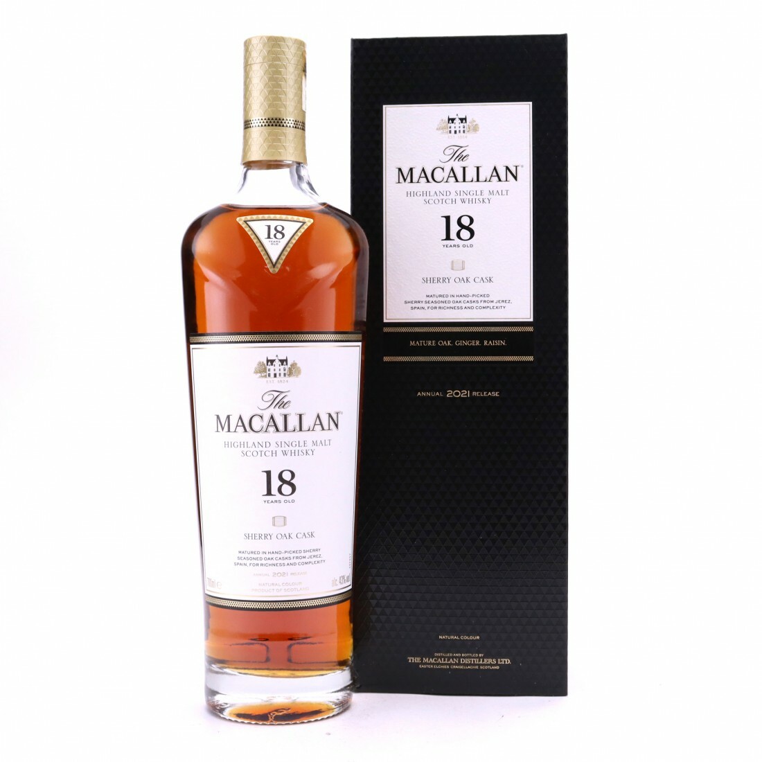 Macallan 18 Year Sherry Oak (2021)麥卡倫18年雪莉桶單一麥威士忌