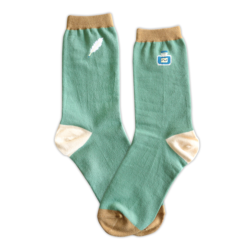 GreenFlash Garapago Socks Series | Ink (Japanese Design Brand)