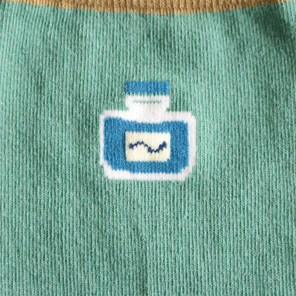 GreenFlash Garapago Socks Series | Ink (Japanese Design Brand)
