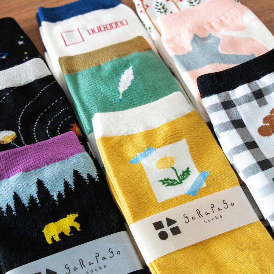 GreenFlash Garapago Socks Series | Climbing (Japanese Design Brand)