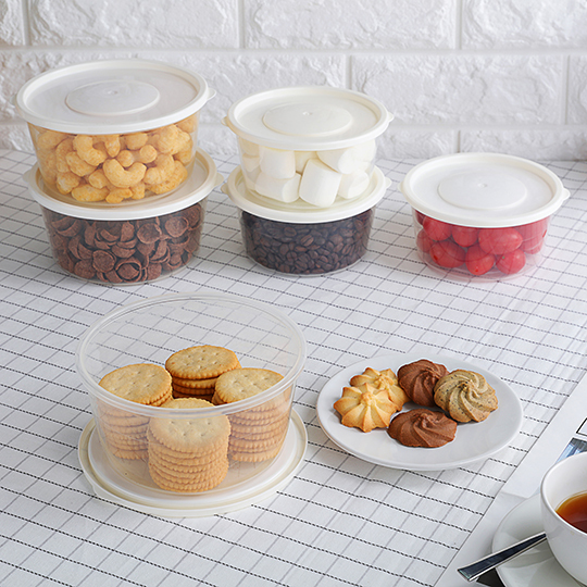 青松 4入微波保鮮盒 600ML