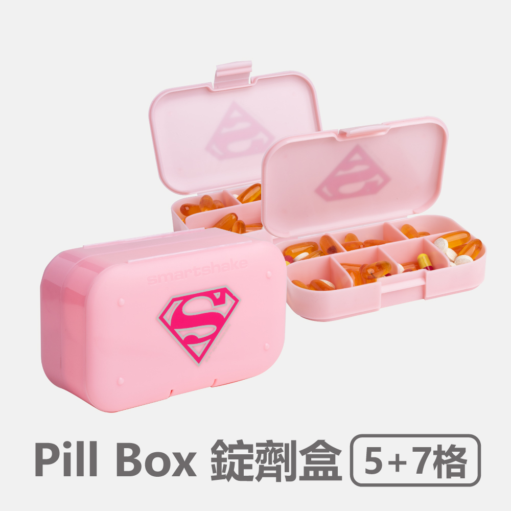 Smartshake × DC｜Pill Box｜錠劑盒 2入(5+7格)｜女超人