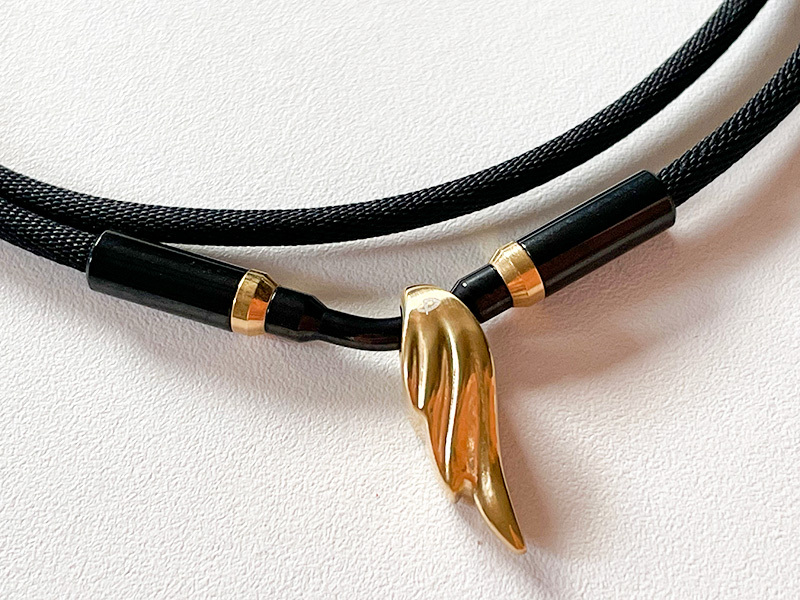 代購] 羽生結弦x phiten 銀谷RAKUWA Necklace Wings Gold 頸鍊