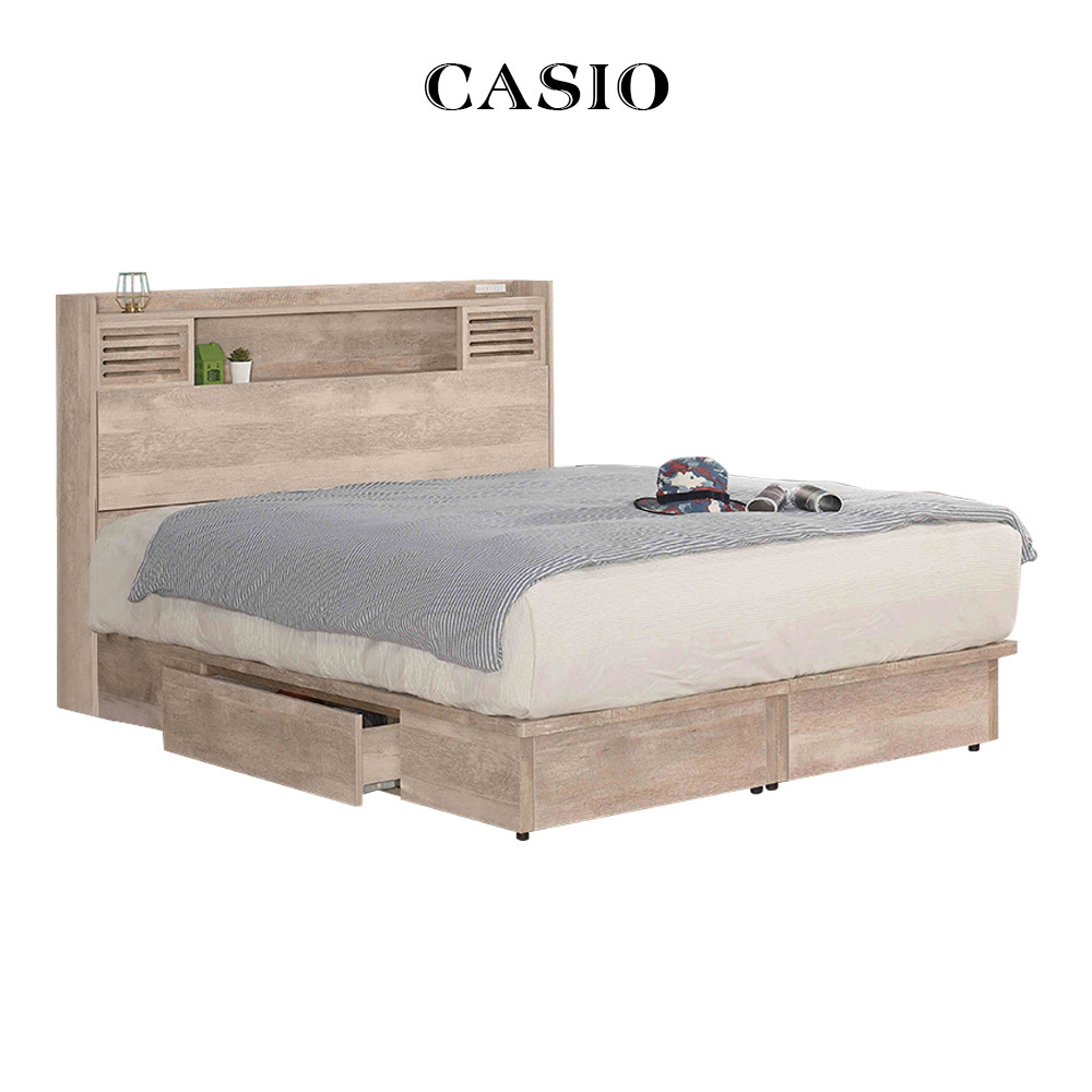 卡西歐6尺收納床組