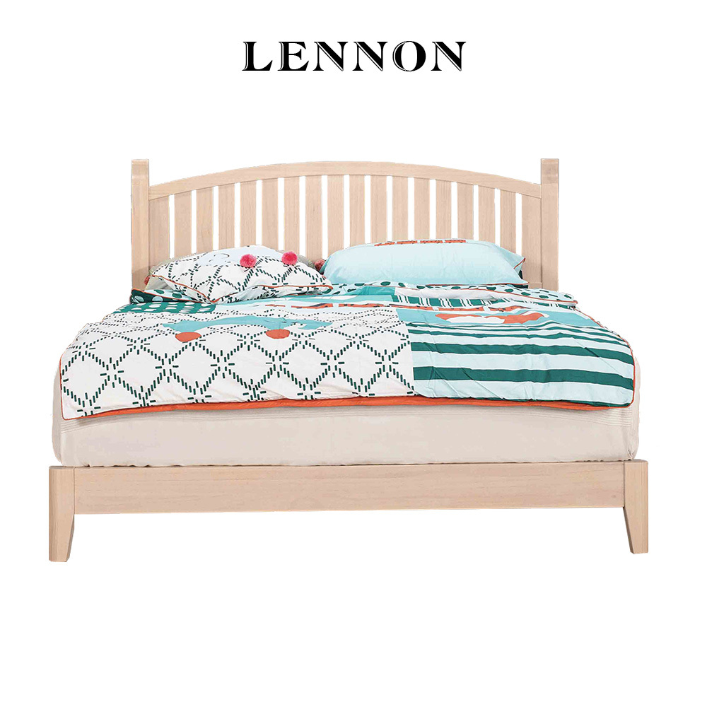 藍儂雪松色5尺床台