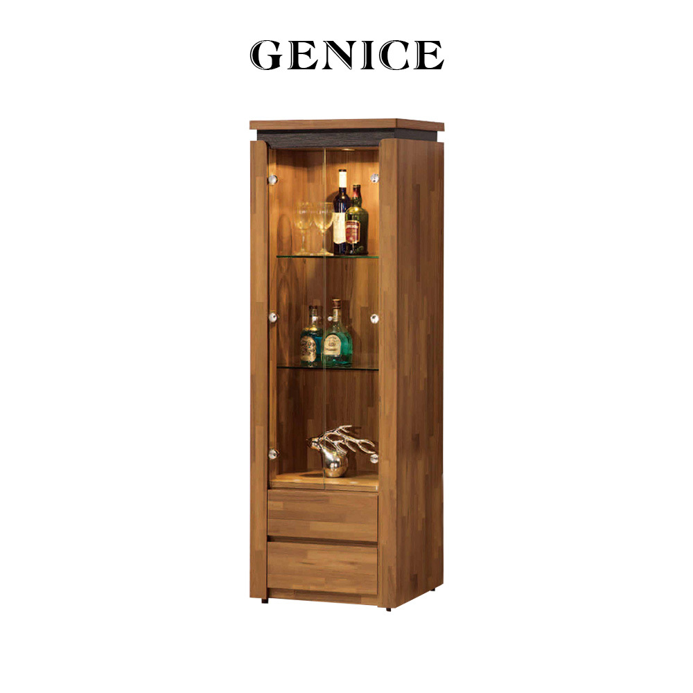 潔妮絲集成木展示櫃