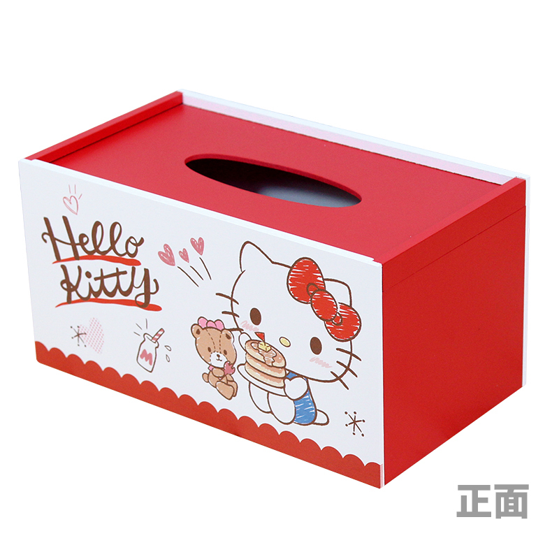三麗鷗雙面面紙盒-HELLO KITTY.美樂蒂.布丁狗.雙子星