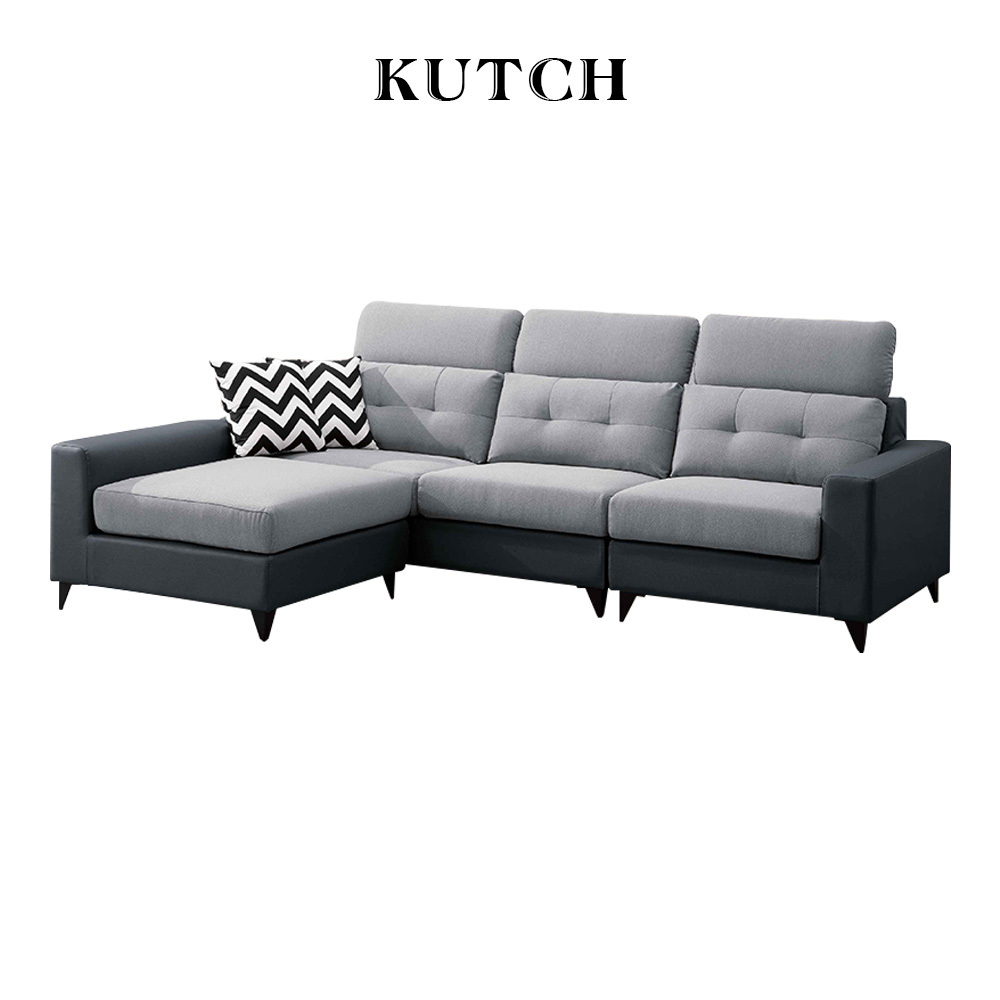 貓抓皮灰布功能沙發