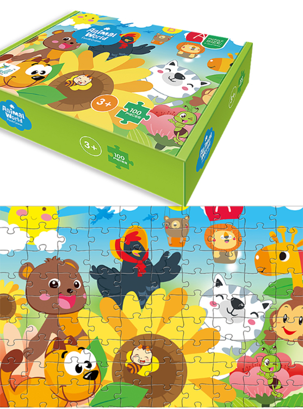 卡通動物拼圖 RFD321730