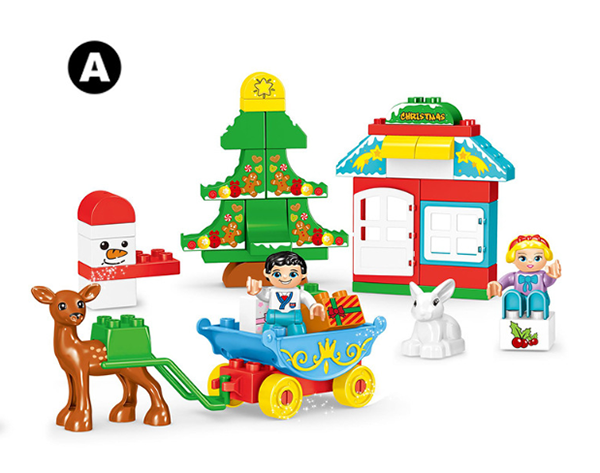 聖誕造型積木 J276