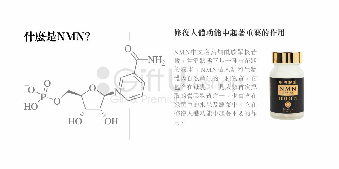 日本製造| 明治製藥NMN 細胞修復逆轉肌齡| 高純度99.5%