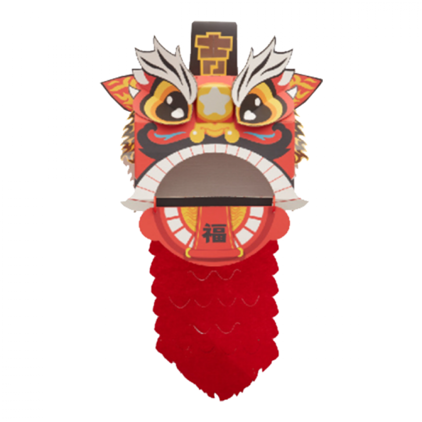 DIY新年醒獅頭套材料包 TLH8046