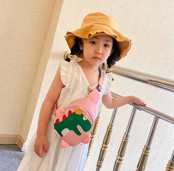 卡通小恐龍牛津布胸包 TIMI-449