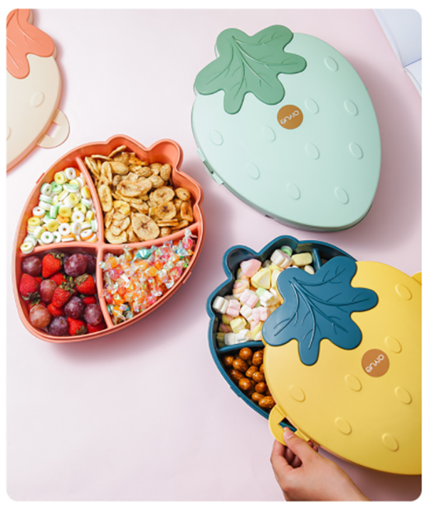 士多啤梨造型糖果分格盒 LM-0272