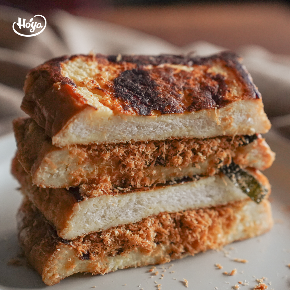 法式吐司夾植物肉鬆