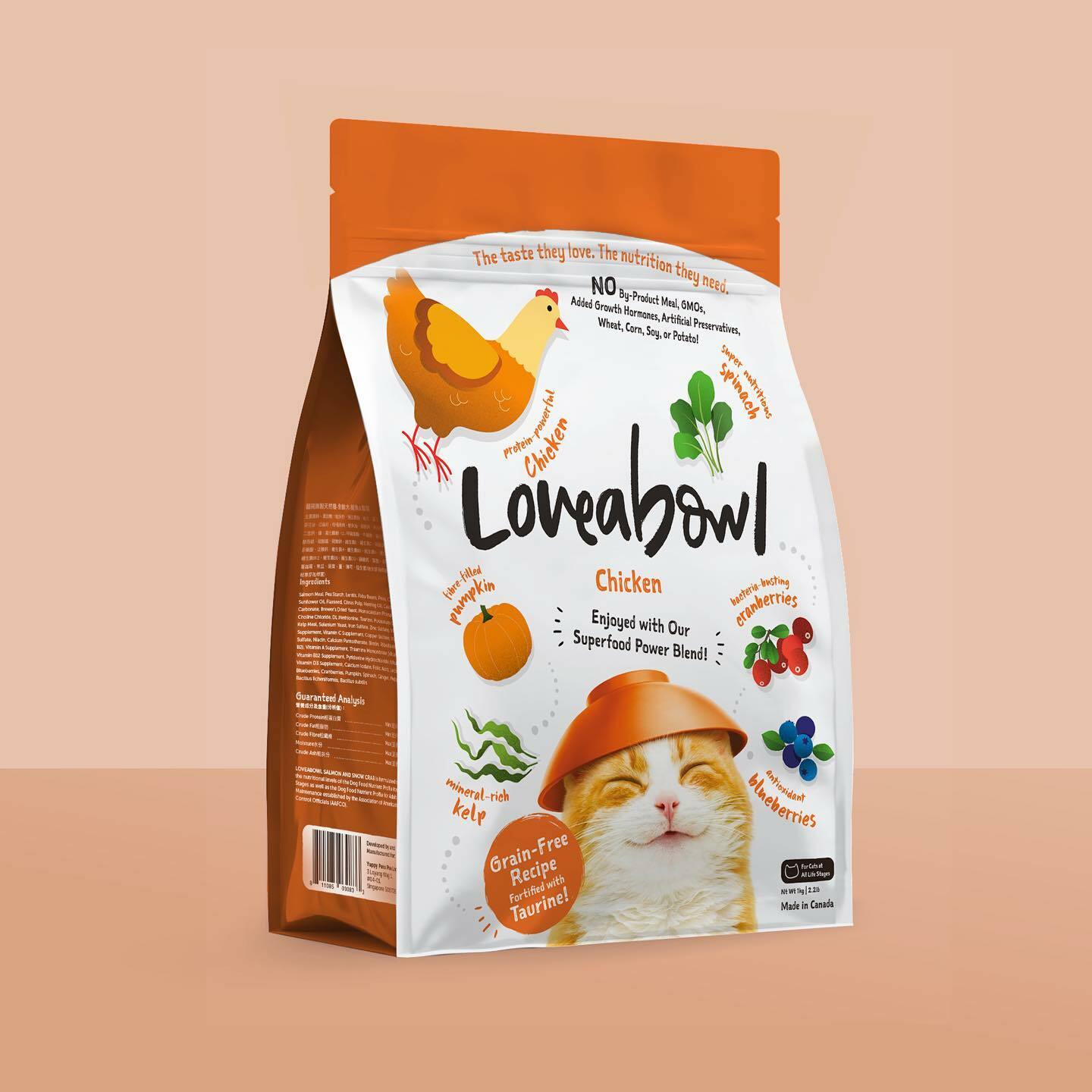 【免費試食】Loveabowl 無穀物走地雞肉全貓種配方