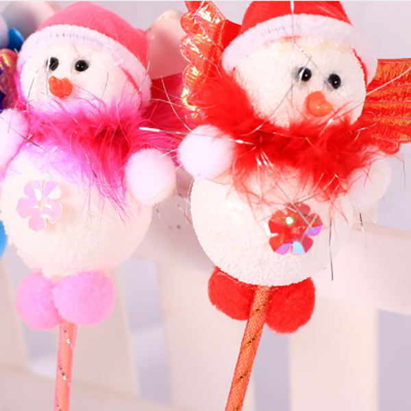 40cm聖誕天使雪人棒 HC589