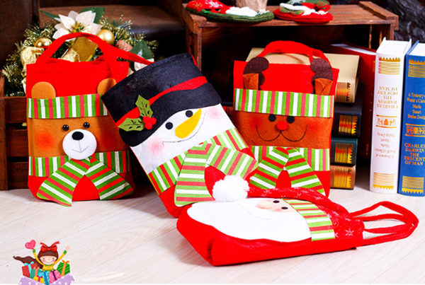 絨布聖誕禮物袋 5299