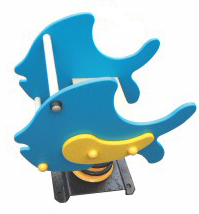 Blue Fish Spring Rocker