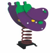 Eggplant Spring Rocker