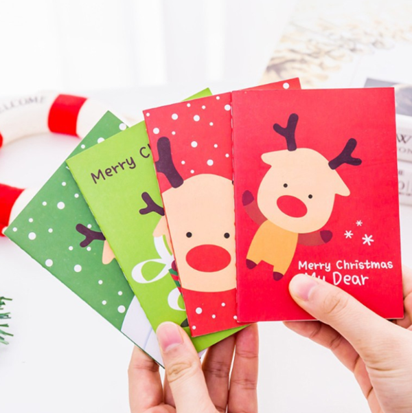 現貨區 韓版聖誕口袋記事本 K64