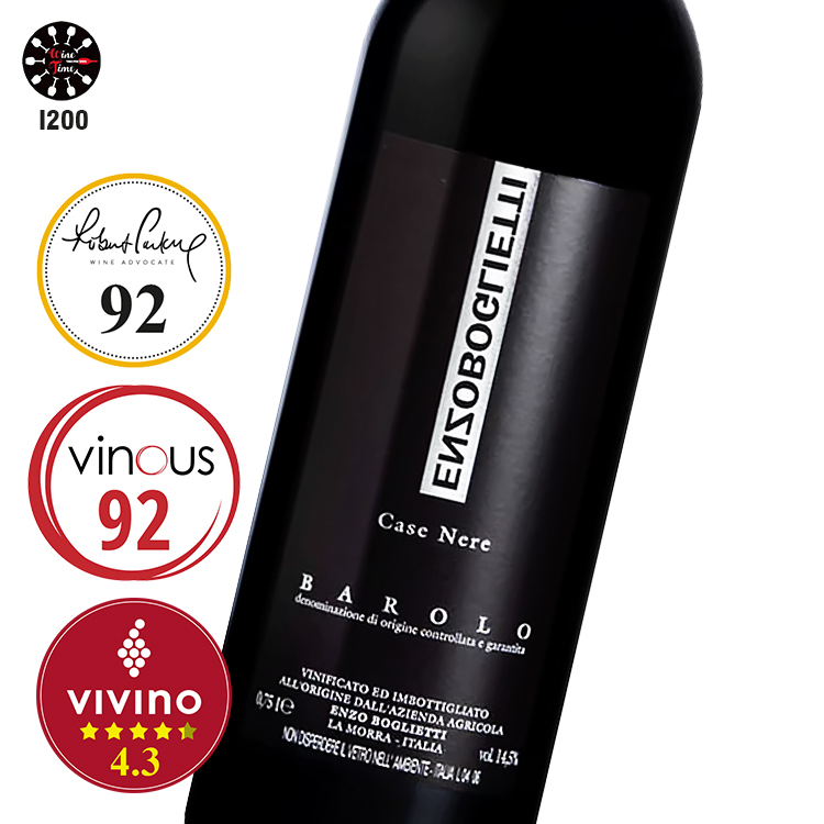 Enzo Boglietti Barolo Case Nere 2004｜Piedmont|意大利風土特色| 舊年份精選| RP 92pts|Vinous 92pts | Vivino 4.3|
