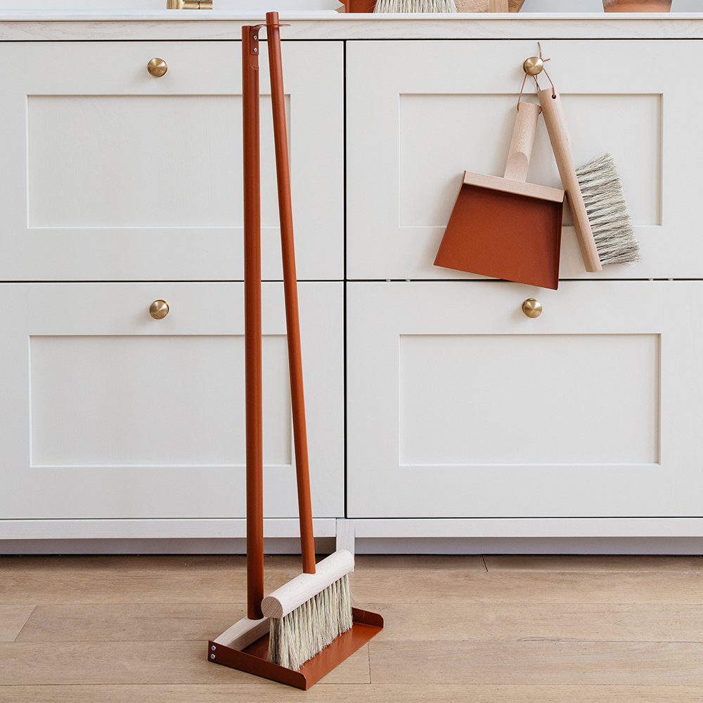 Andrée Jardin l Mr&Mrs Clynk 手工歐風掃具組 - 磚紅