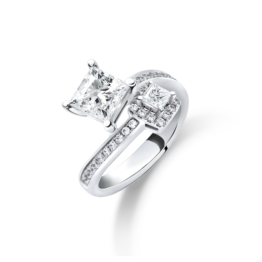 如影隨形｜相依 — GIA2克拉鑽石戒指