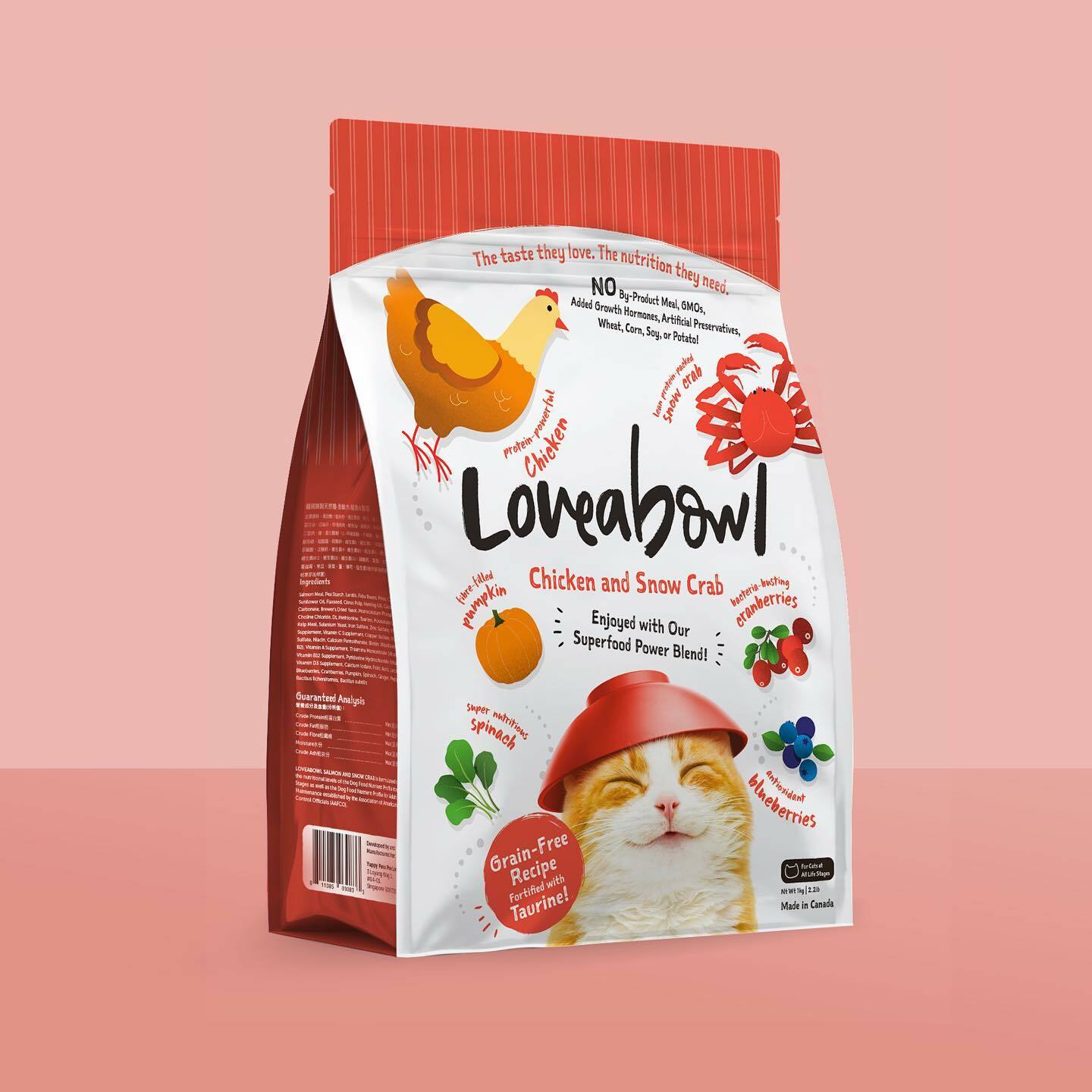 【免費試食】Loveabowl 無穀物雪蟹+雞肉海陸全貓糧
