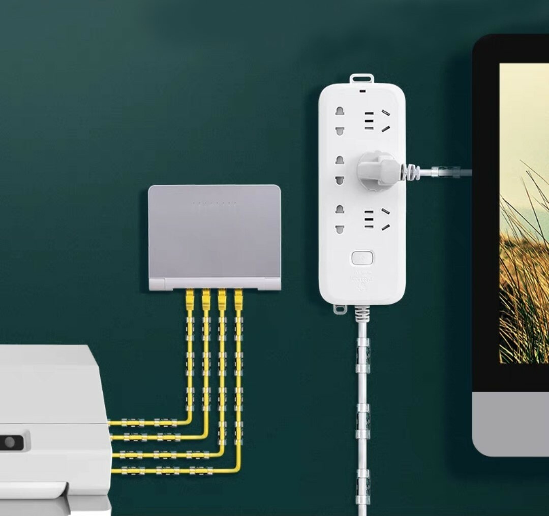 免打孔背膠式線材固定器