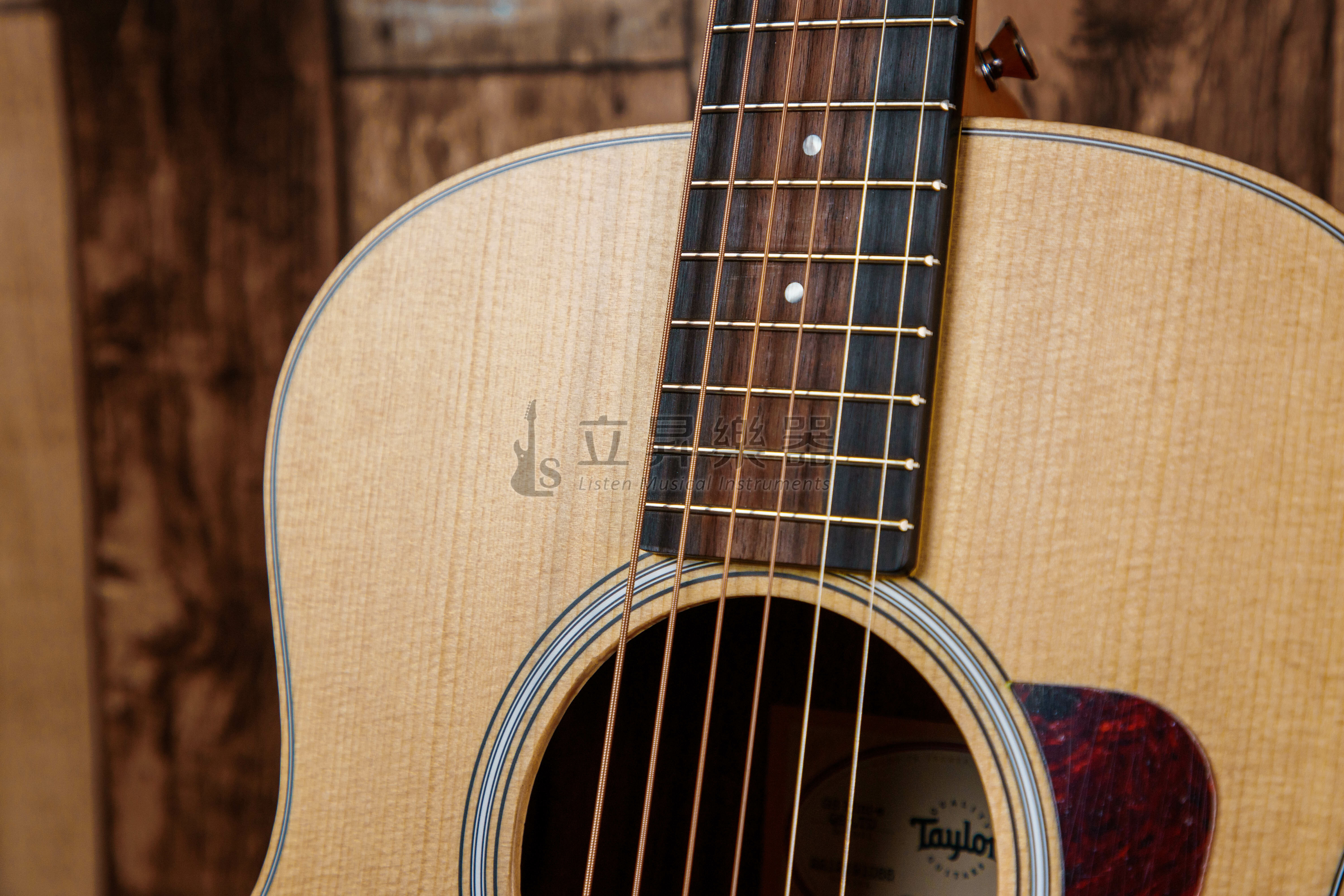 Taylor Taylor GS Mini-e QS LTD 雲狀沙比利木限量版 面單 ES-B拾音器 附原廠琴袋 第 3 張圖片｜三峽鼓 / 打擊