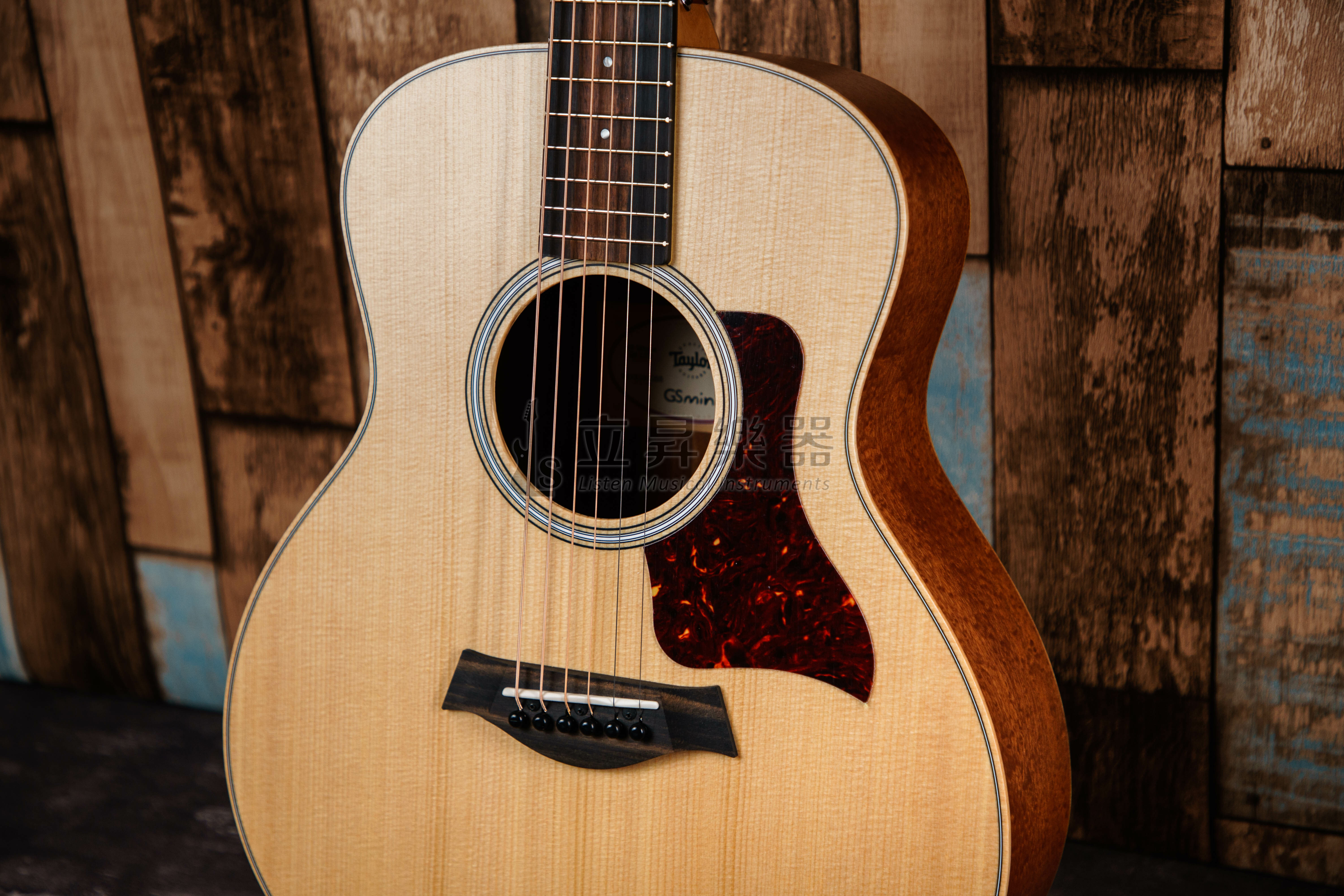 Taylor GS Mini-e QS LTD 雲狀沙比利木限量版 面單 ES-B拾音器 附原廠琴袋