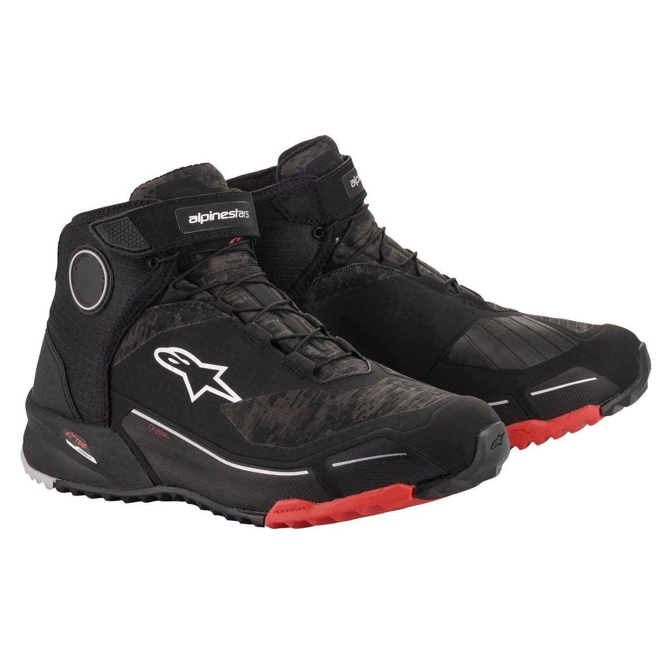 ALPINESTARS CR-X DRYSTAR BLACK/CAMO/RED 黑迷彩紅 休閒車靴 CRX