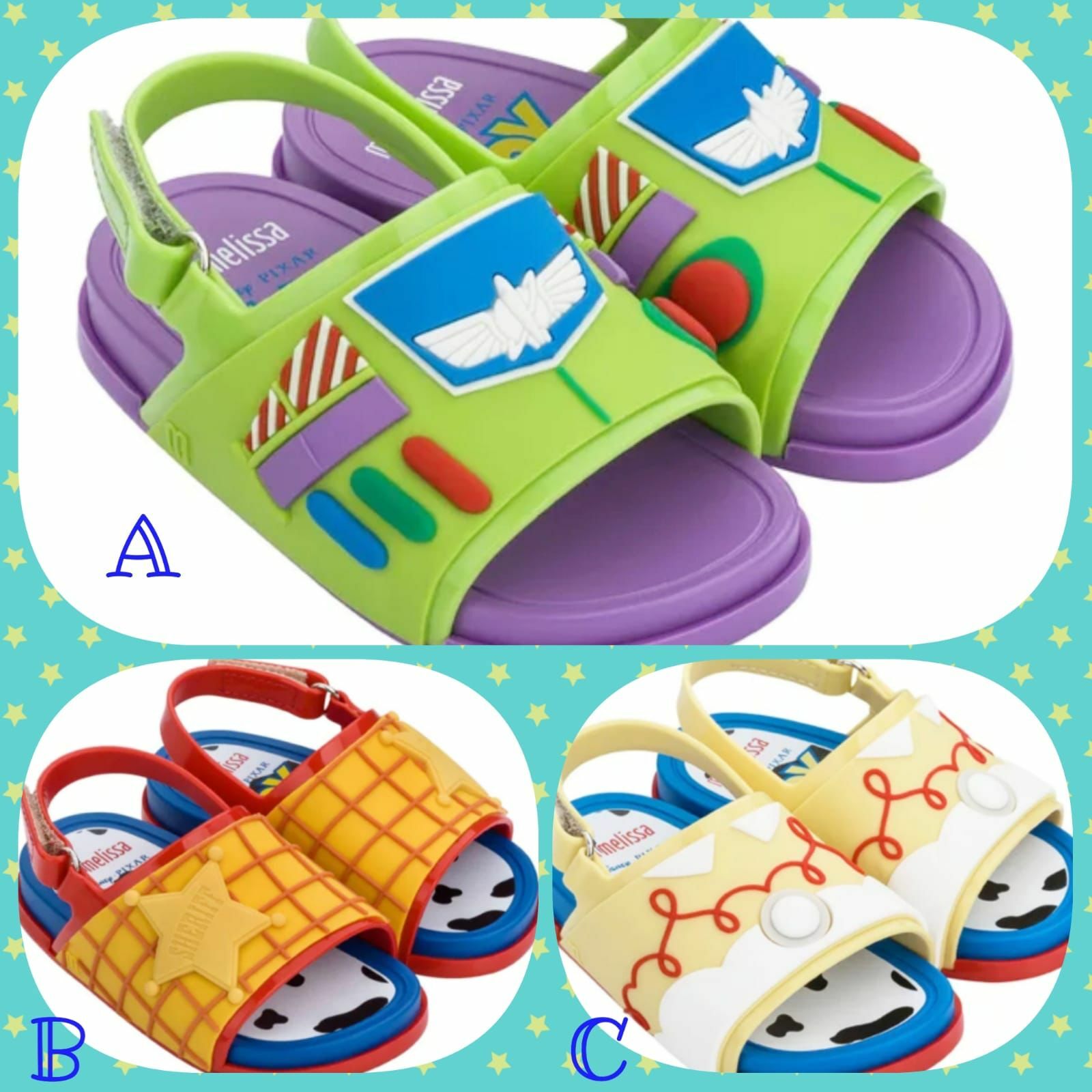🔶出口Melissa x Toy story 小童涼鞋😍