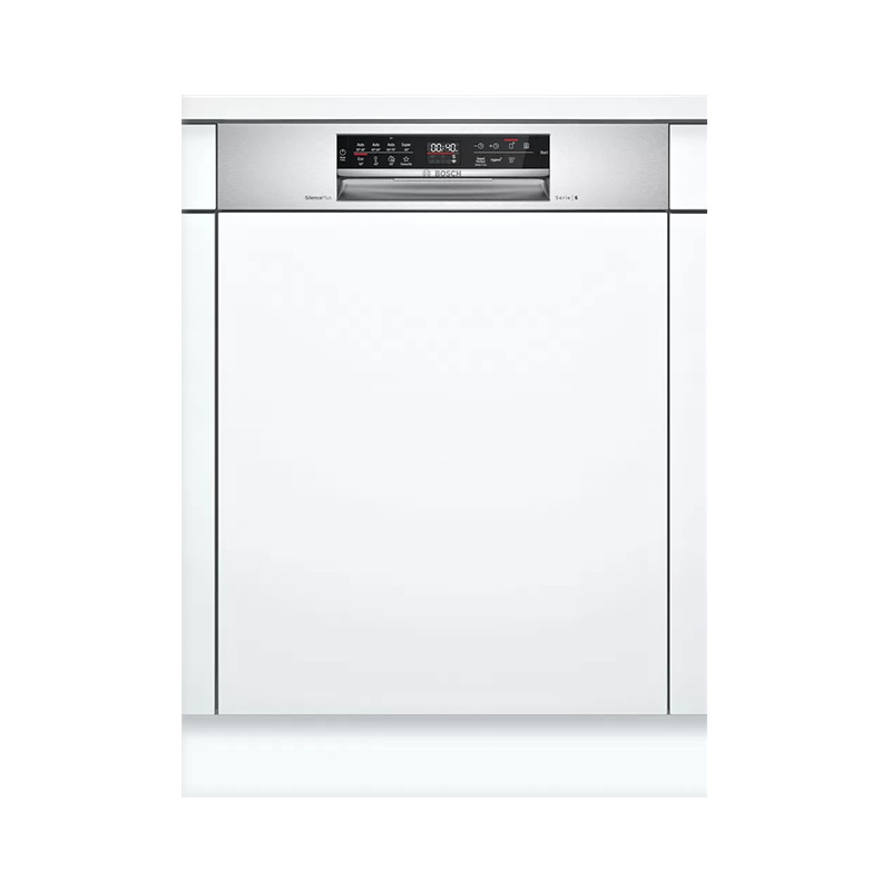 【結帳現折】BOSCH 60cm 6系列半嵌式洗碗機 8段洗程 SMI6HAS00X