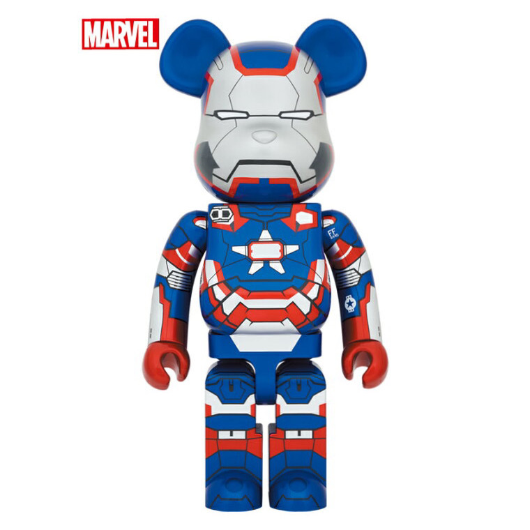 BEARBRICK 1000% IRON PATRIOT IRONMAN