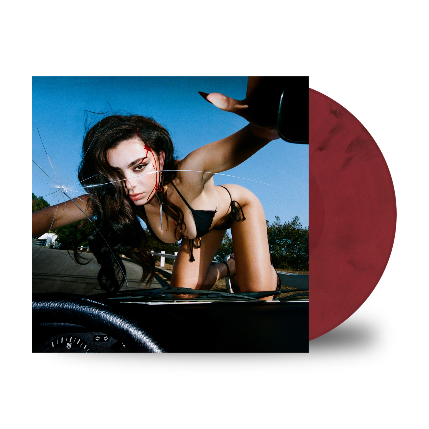 Charli XCX《Crash》（限量紅黑彩膠LP）