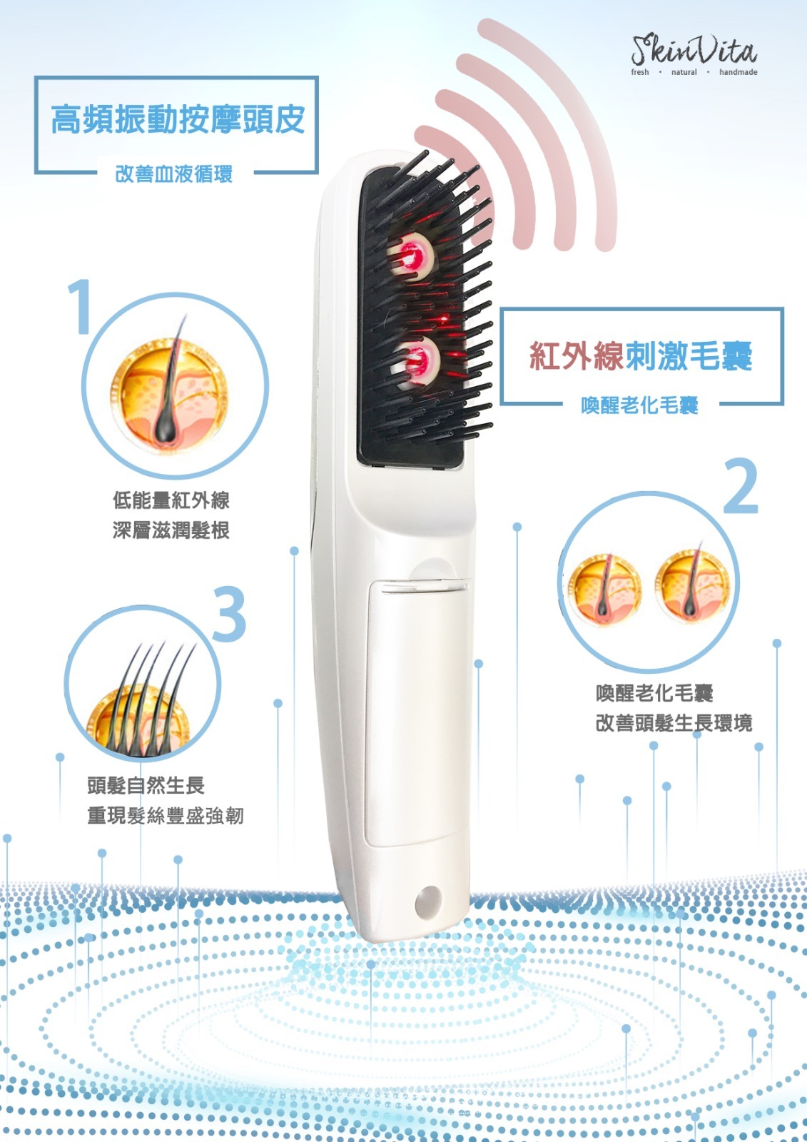 韓國遠紅外線護髮梳