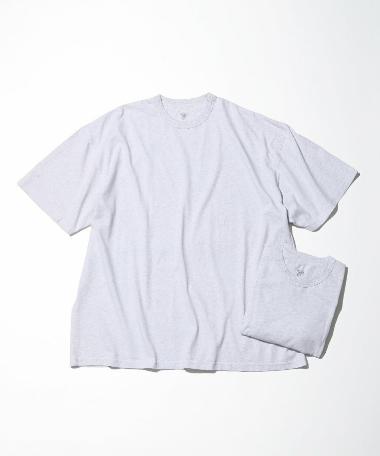 NAUTICA 2-Pack Crewneck Tee 素T 長谷川昭雄 寬版素T 一包兩件 灰色 現貨