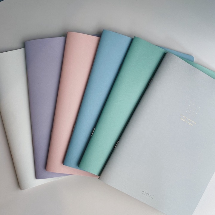 MD 莫蘭迪色系點點筆記本 A5｜日本Midori