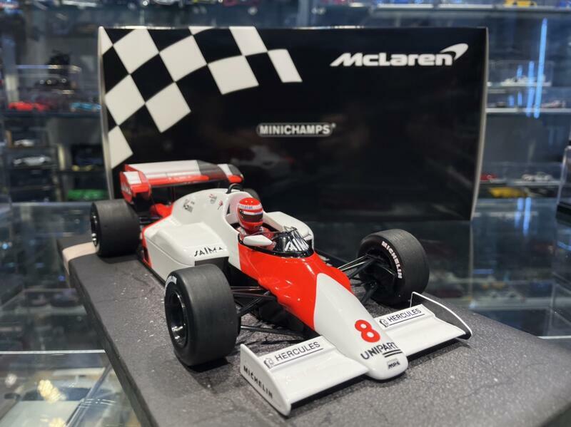 Minichamps 537841808 MCLAREN TAG MP4/2 LAUDA 世界冠軍1/18