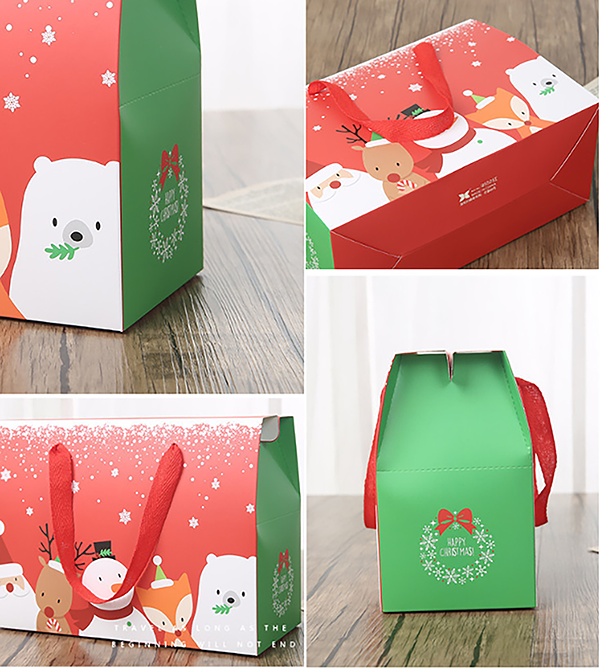 韓式聖誕紙質手提禮品盒 Q552