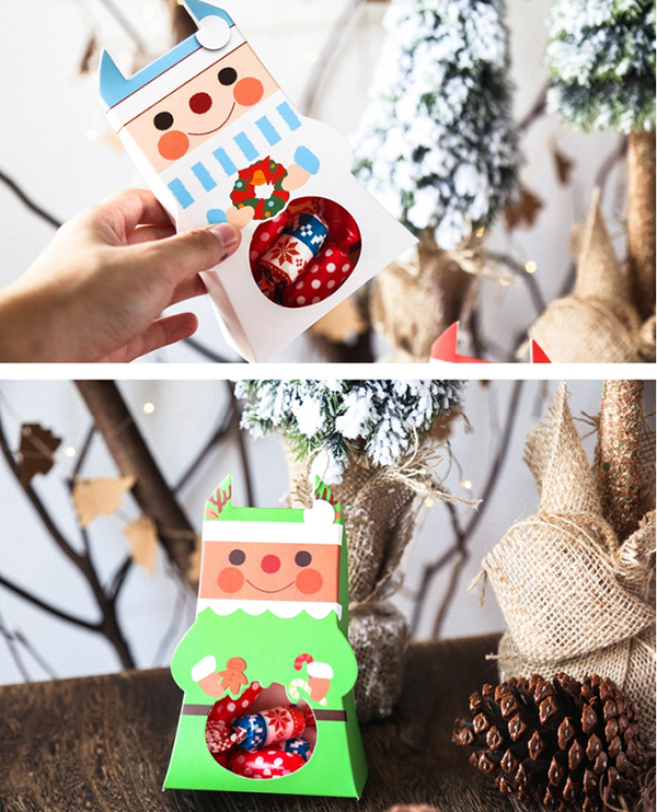 韓版聖誕卡通糖果餅乾盒 S3015