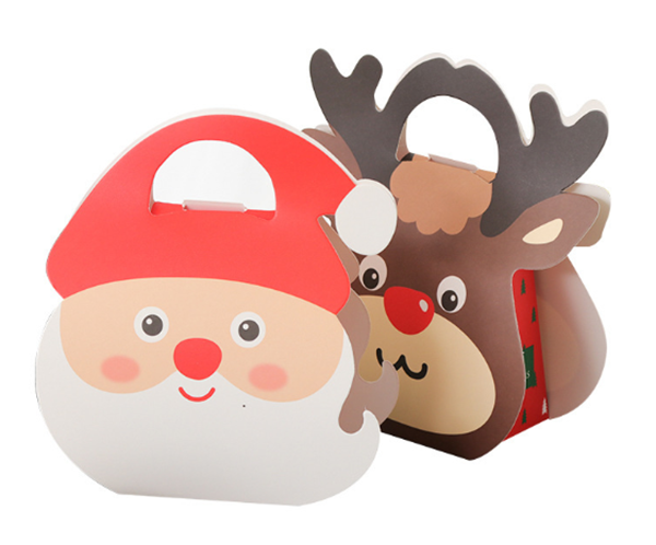 聖誕手提紙彩盒 S3013